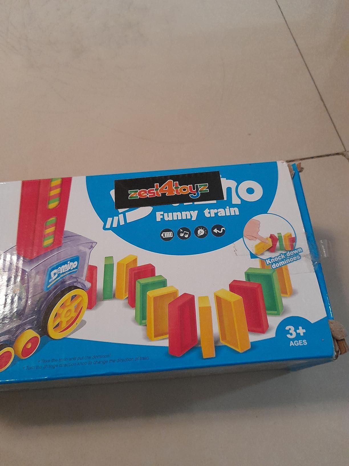 Musical Domino Train Set – Safe Toy That Builds Focus & Fun