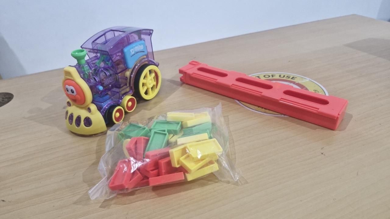 Musical Domino Train Set – Safe Toy That Builds Focus & Fun