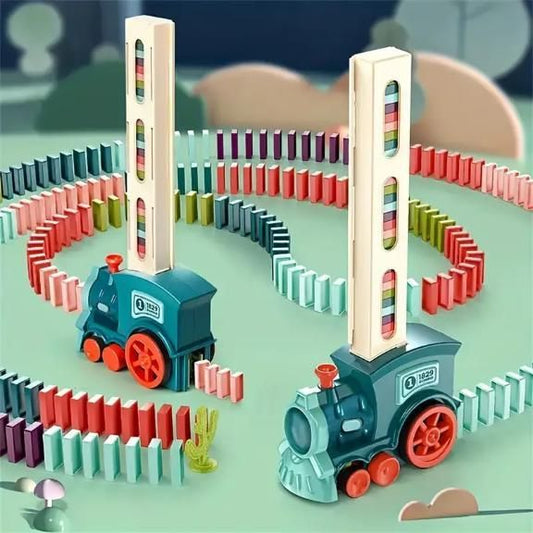 Musical Domino Train Set – Safe Toy That Builds Focus & Fun